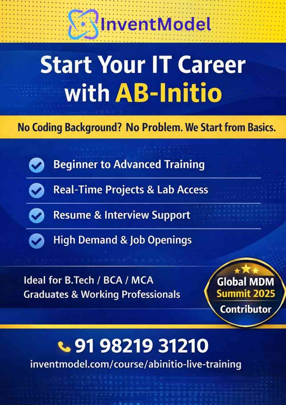 Ab Initio Live Training In India Data Integration Course 17686446479