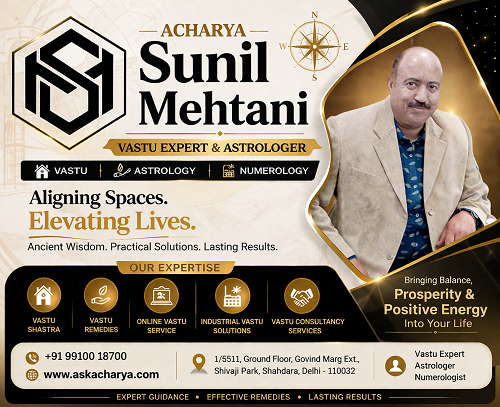 Acharya Sunil Mehtani Vastu Expert Astrologer 17756524753