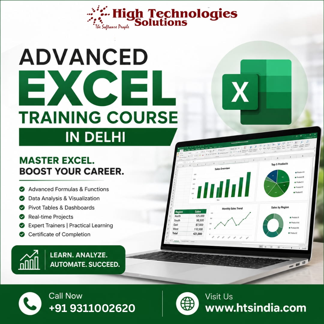 Advanced Excel Course With Real Time Projects And Certification 17826374273