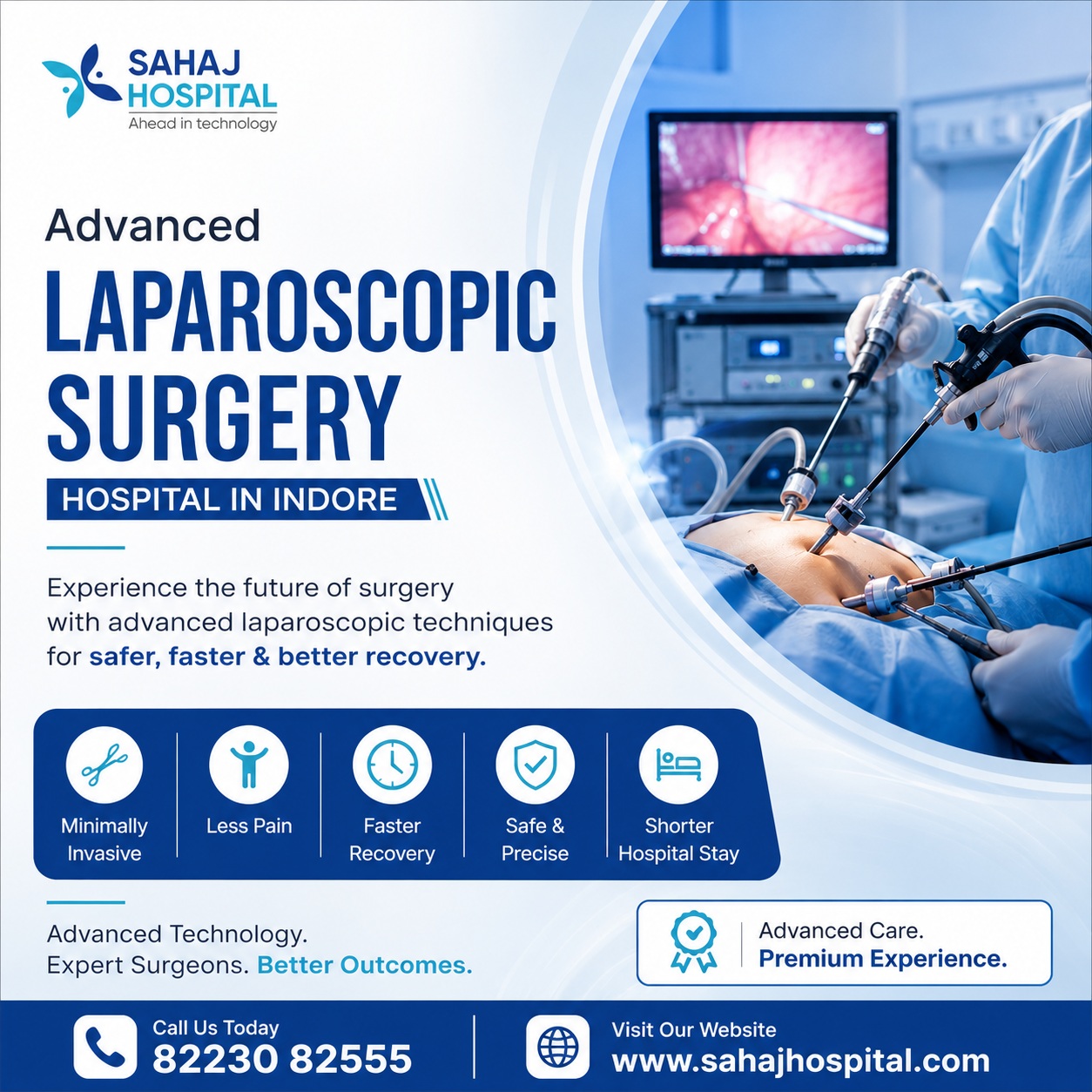 Advanced Laparoscopic Surgery Hospital In Indore 17822115013