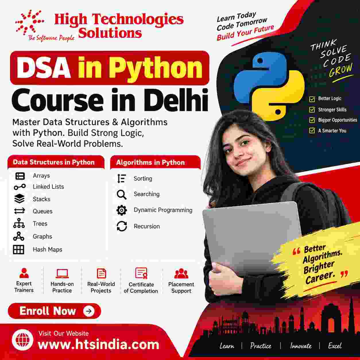 Advanced Python Dsa Training In Delhi For Developers 17873973163