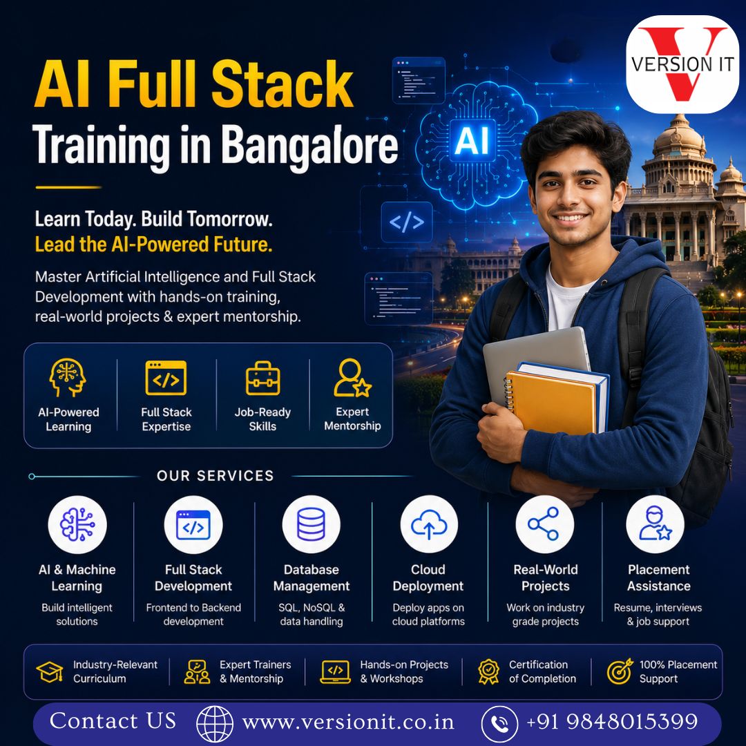 Ai Full Stack Training In Bangalore Master Ai Development Skills 17818508967
