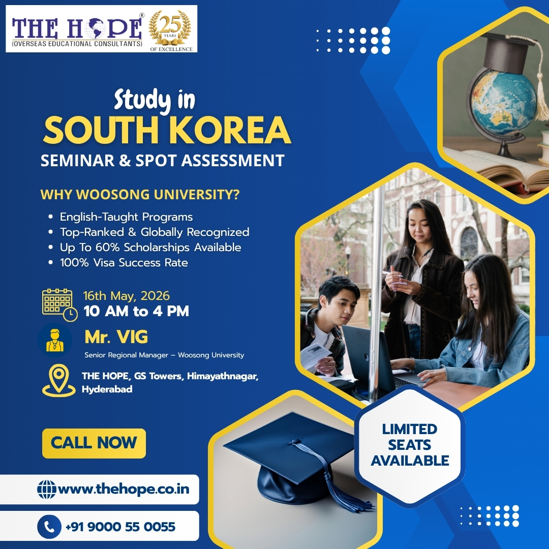 Attend The South Korea Career Seminar By The Hope 17787625206