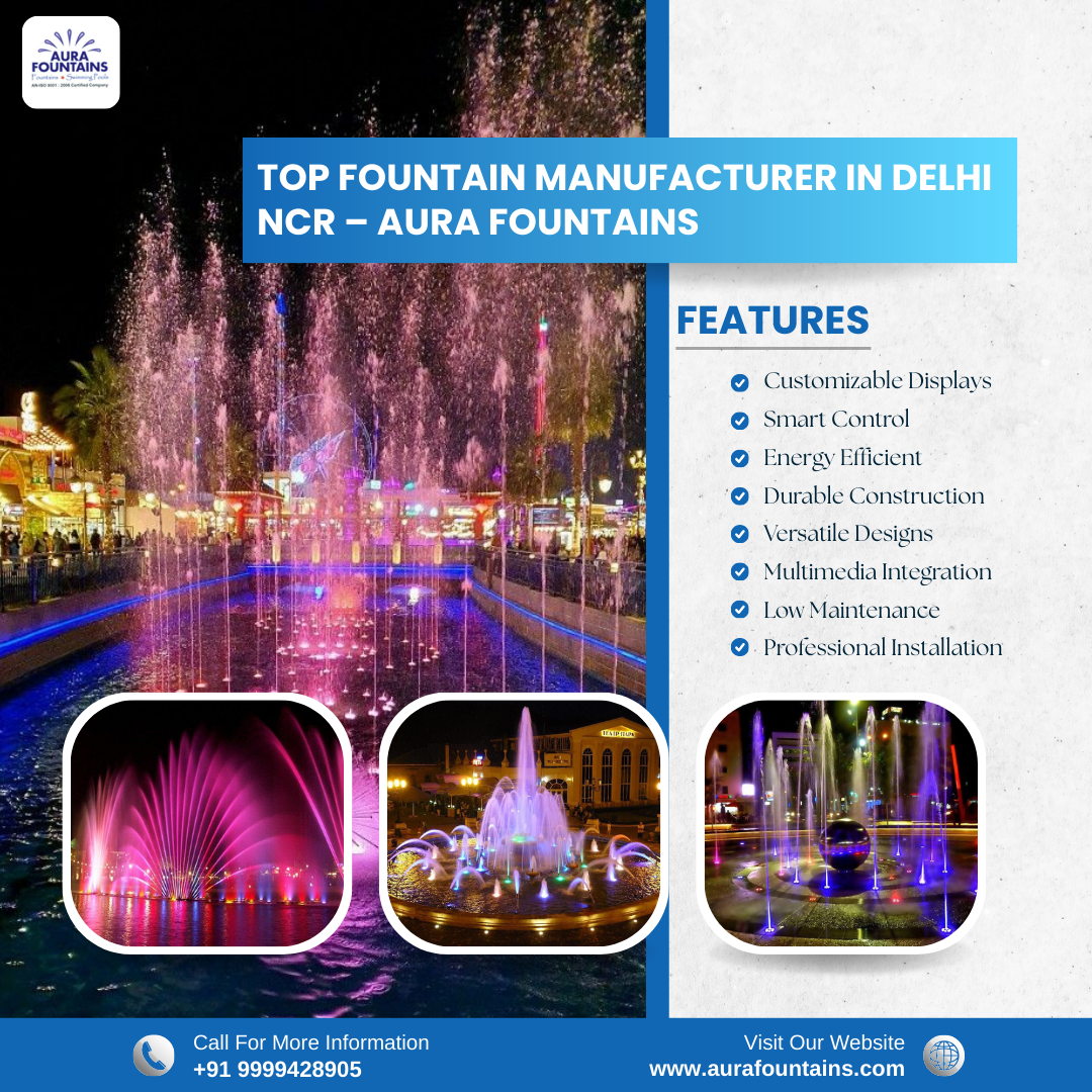 Aura Fountains India Premier Musical Fountains Dealer 17592475783