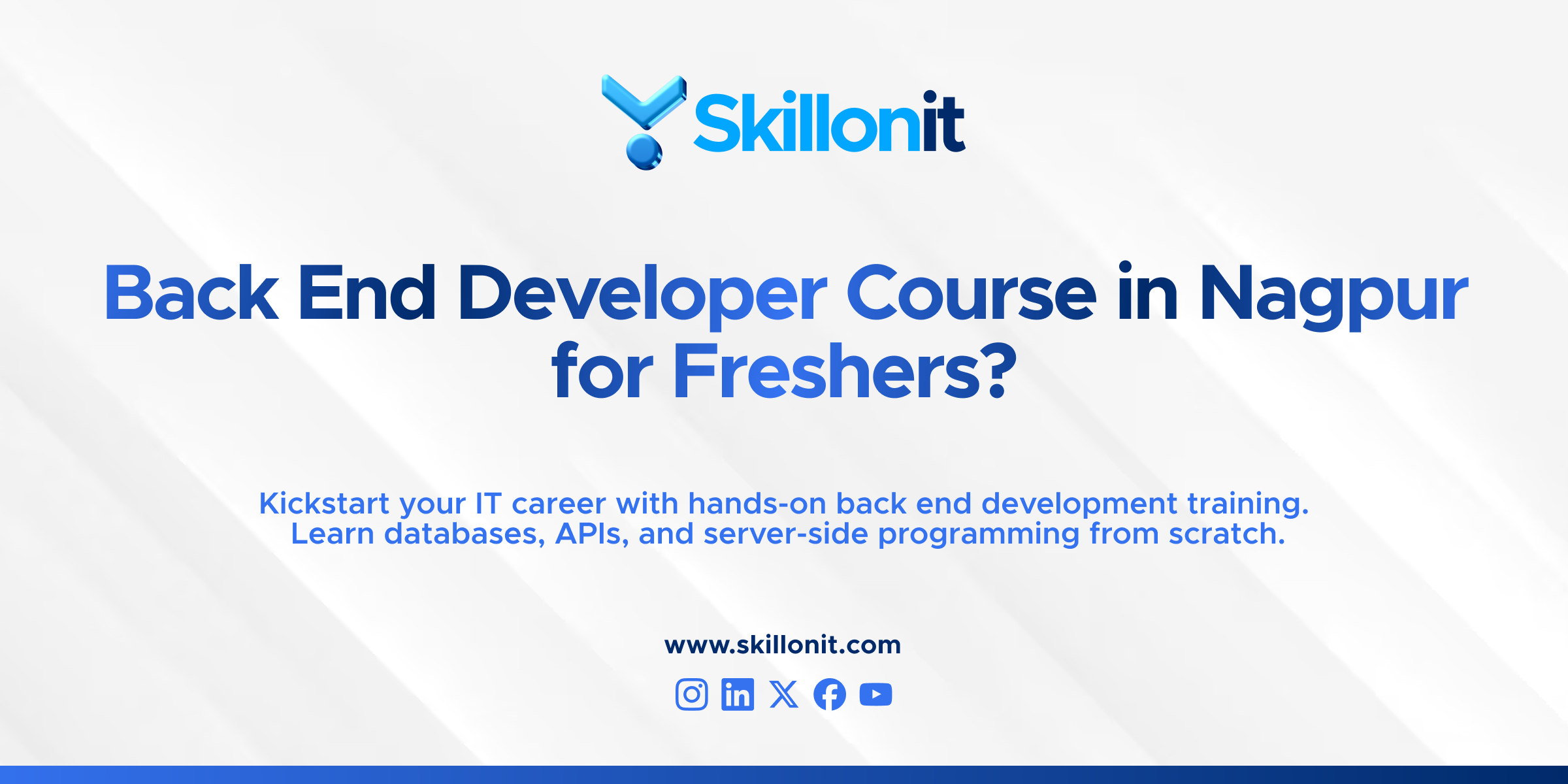 Back End Developer Course In Nagpur For Freshers 17694964224