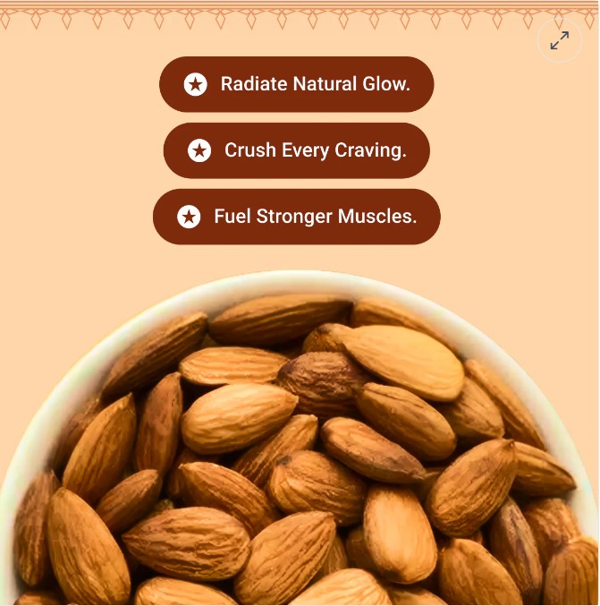 Badam Rate Today Fresh Premium Almonds At Best Price Naturefam 17766779927