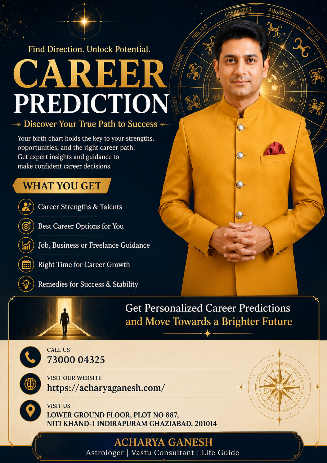 Best Career Astrology Service Provider Acharya Ganesh 17797772972
