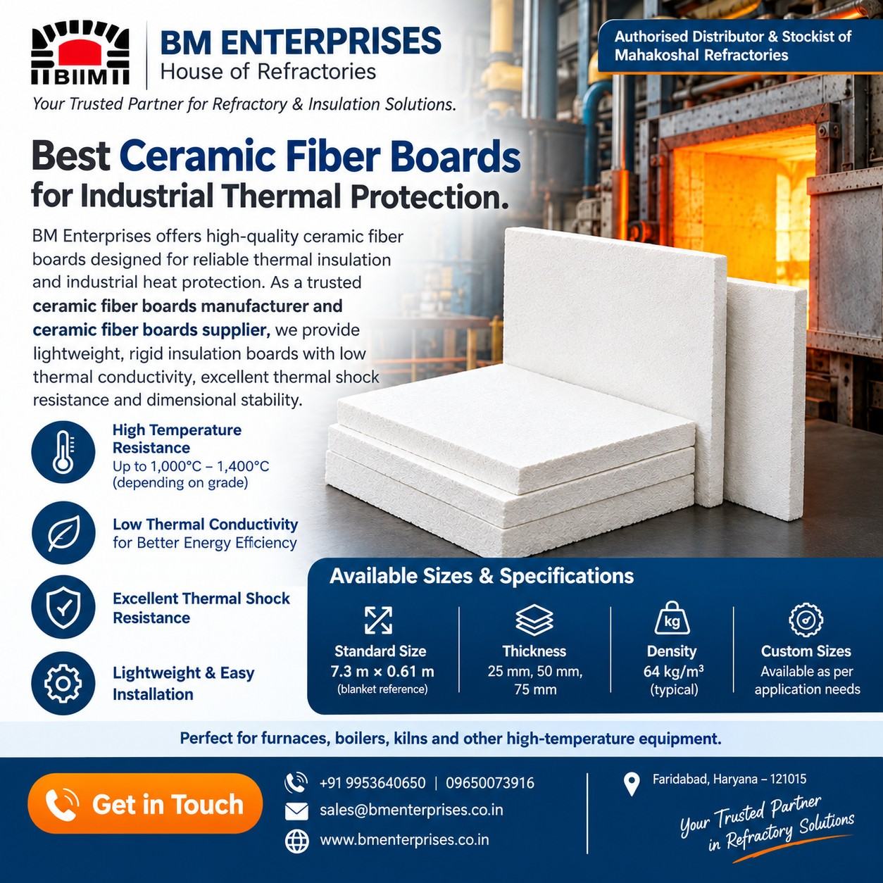Best Ceramic Fiber Boards For Industrial Thermal Protection 17920523968