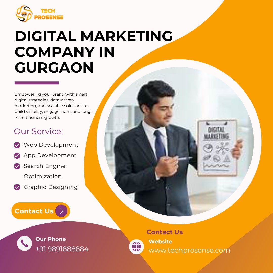 Best Digital Marketing Company In Gurgaon Tech Prosense 17748718803