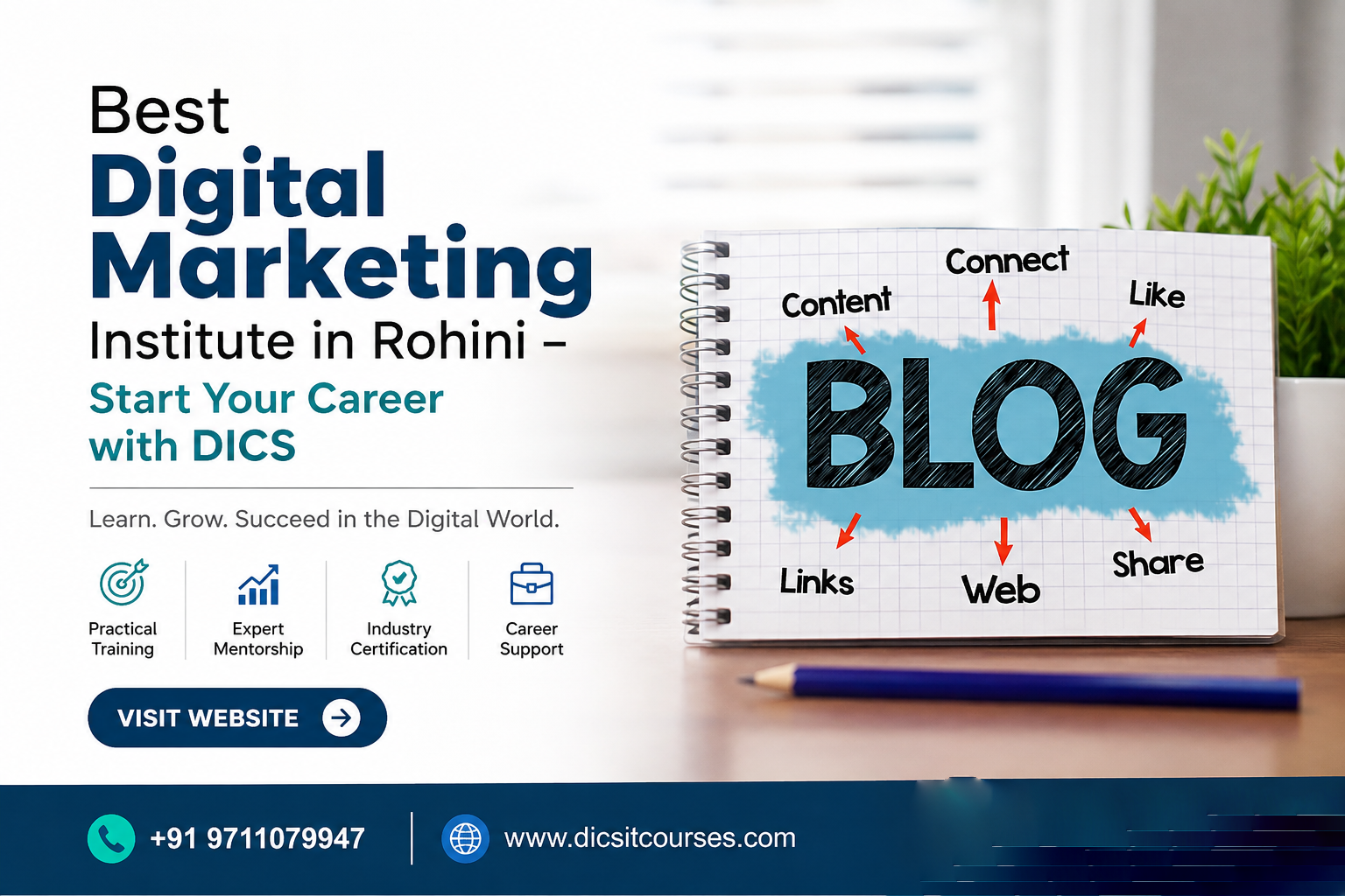 Best Digital Marketing Institute In Rohini For Your Career 17861847360