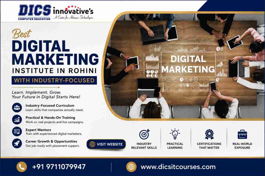 Best Digital Marketing Institute In Rohini With Industry Focused 17855784891
