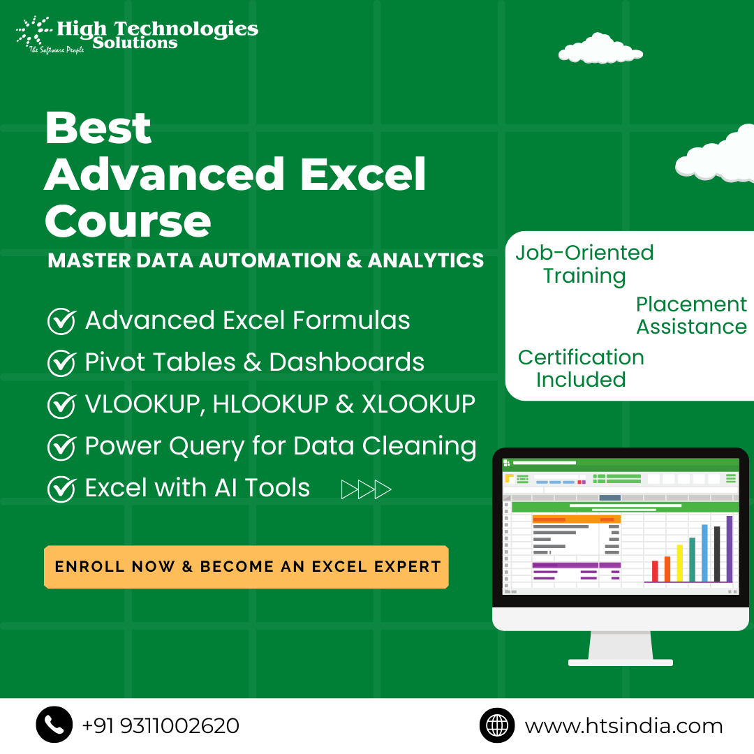 Best Excel Classes Delhi 17734692474