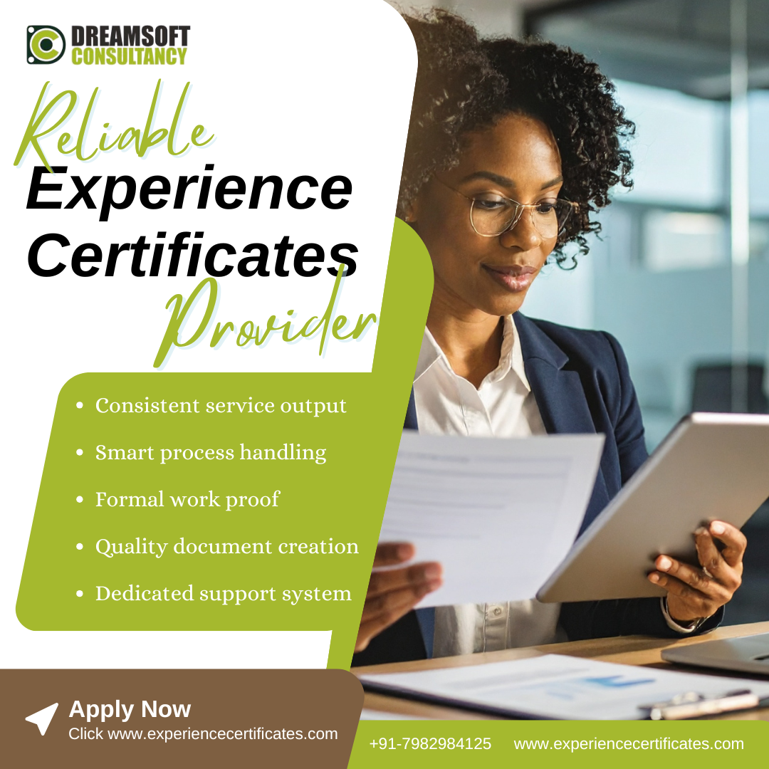 Best Experience Certificates Provider In Lucknow 17777021958
