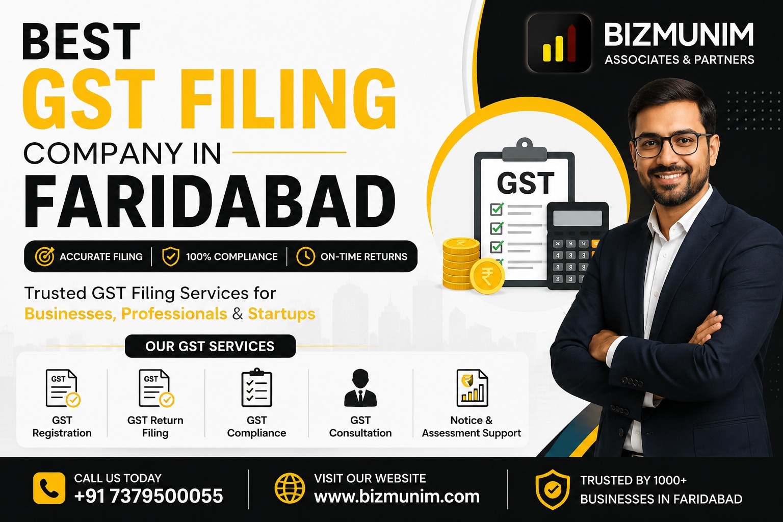 Best Gst Filing Company In Faridabad 17809164920