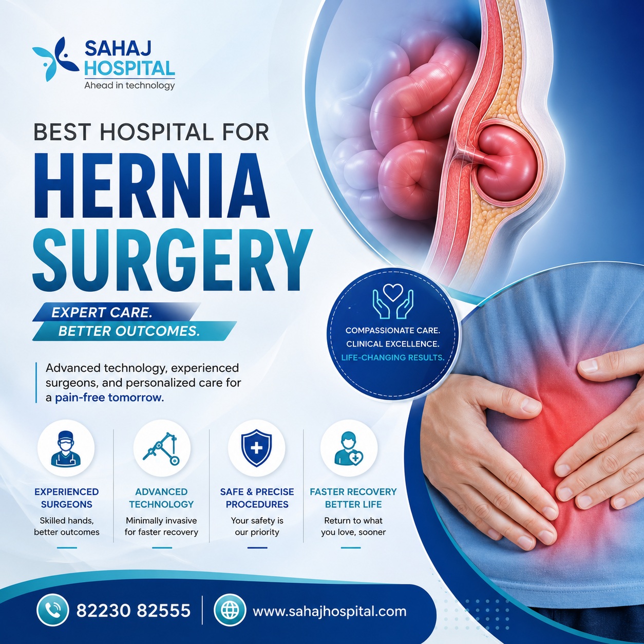 Best Hospital For Hernia Surgery In Indore 17834151285