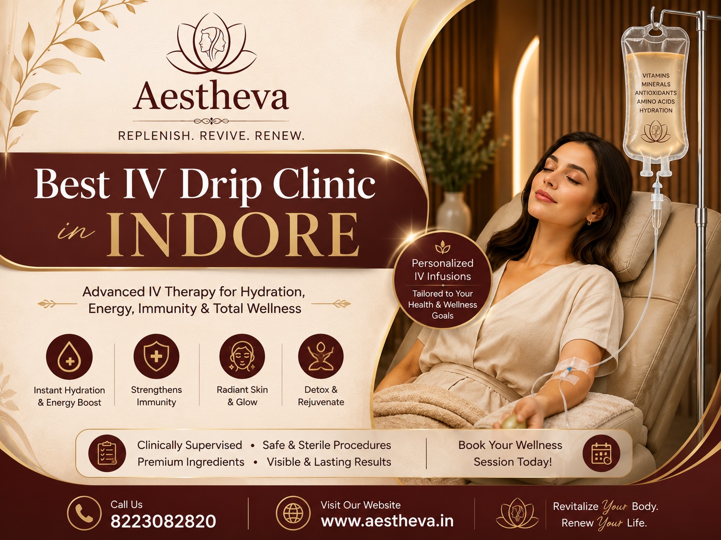 Best Iv Drip Clinic In Indore   Aestheva 17836800551