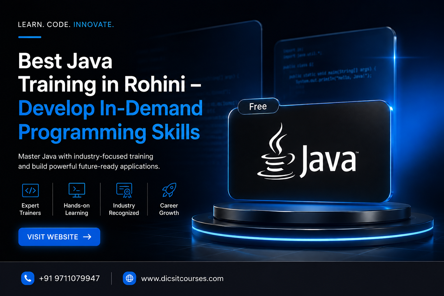 Best Java Training In Rohini Develop In Demand Programming Skills 17861866847