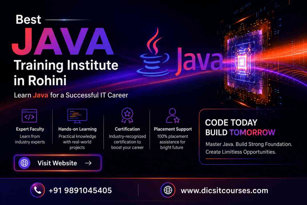 Best Java Training Institute In Rohini Learn Java For A Successful 17851450098