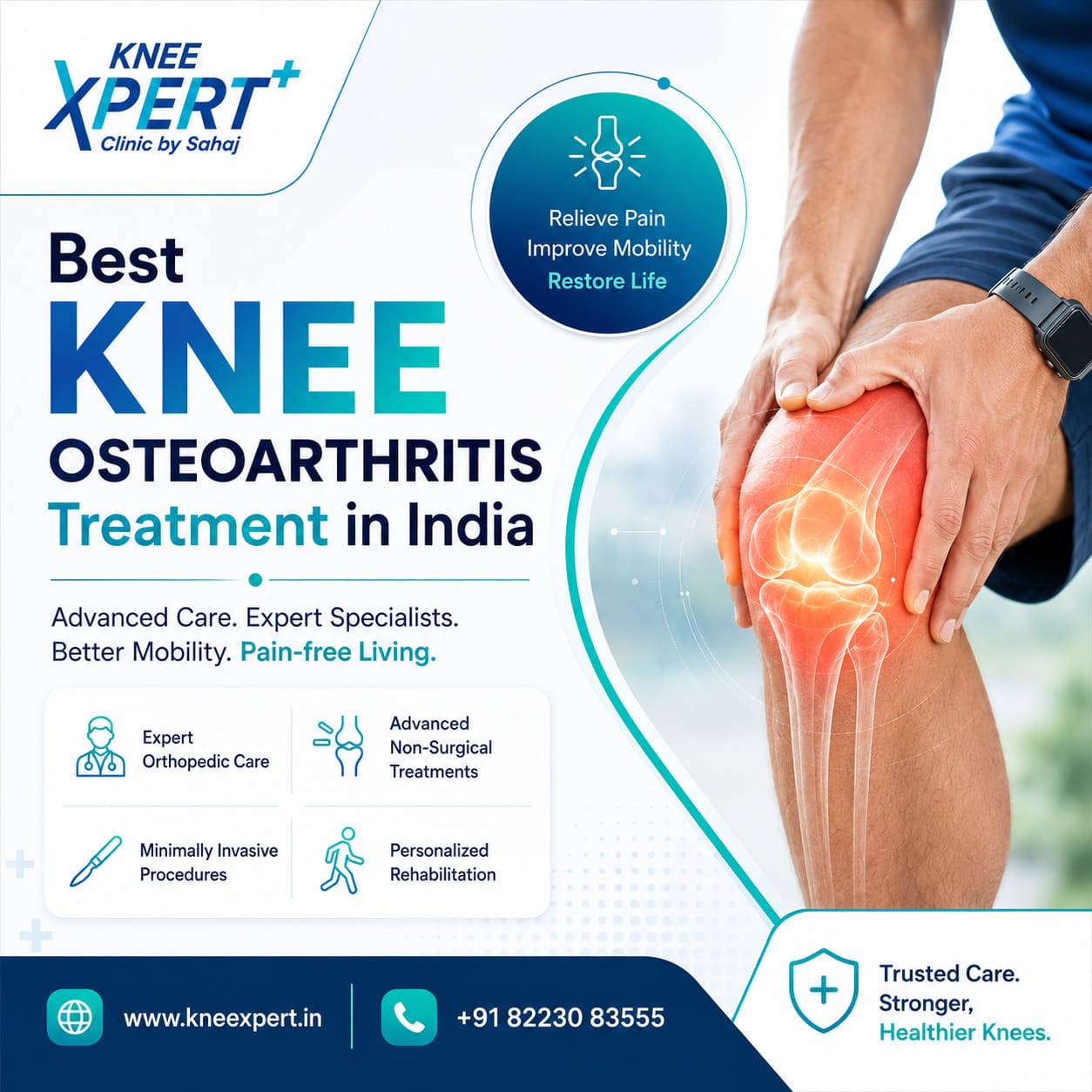 Best Knee Osteoarthritis Treatment In India Kneexpert 17801187939