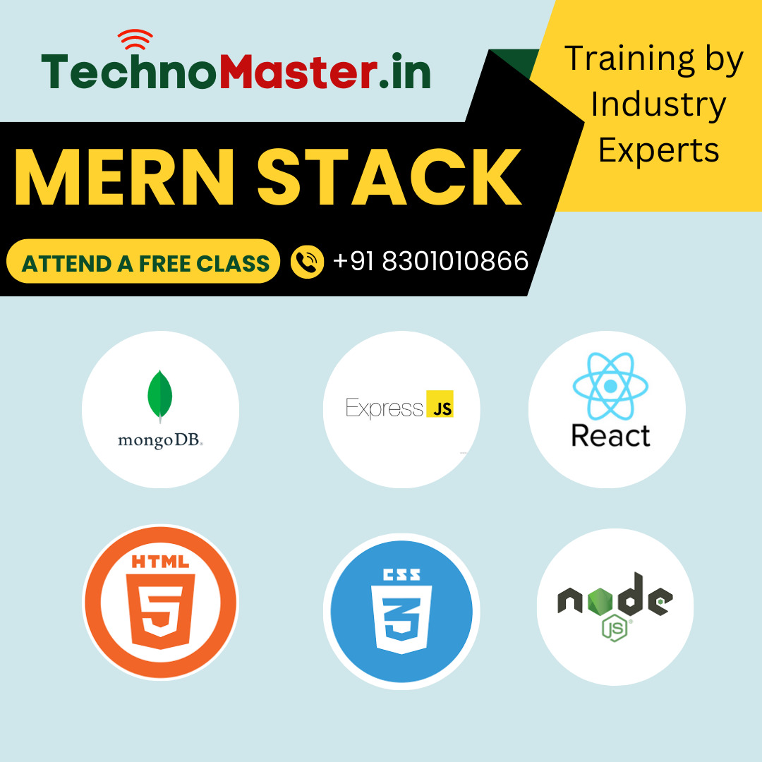 Best Mern Stack Development Training Institute Withtechnomaster 16891773668