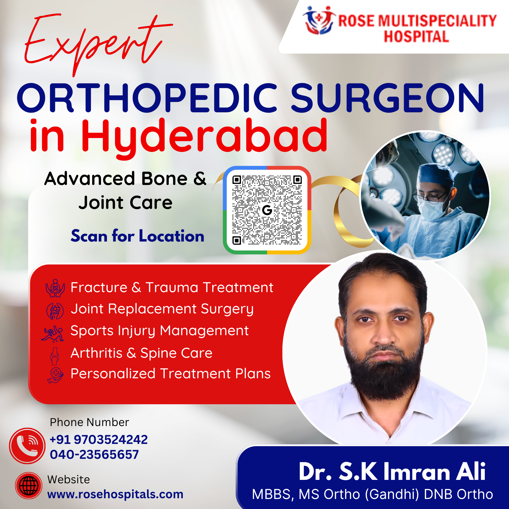 Best Orthopedic And Gynaecologist Hospital In Hyderabad 17826067992