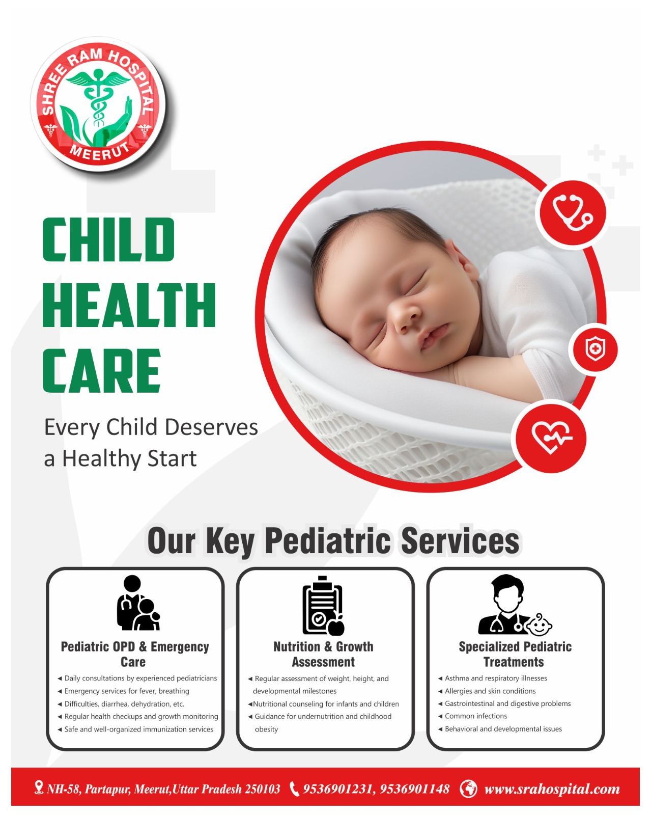 Best Pediatrician In Meerut Shree Ram Hospital 17706205019