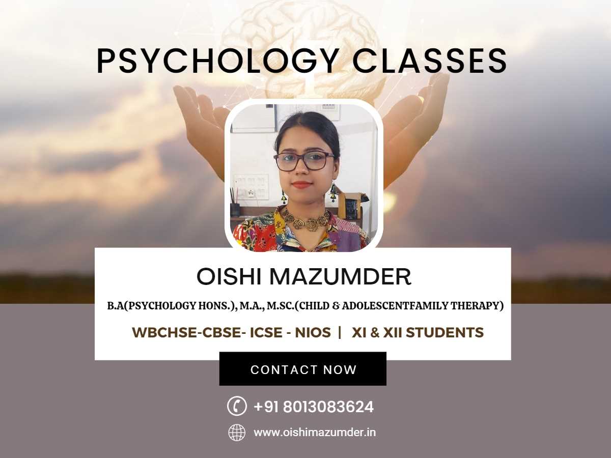Best Psychology Teacher In Kolkata Oishi Mazumder 16832800541