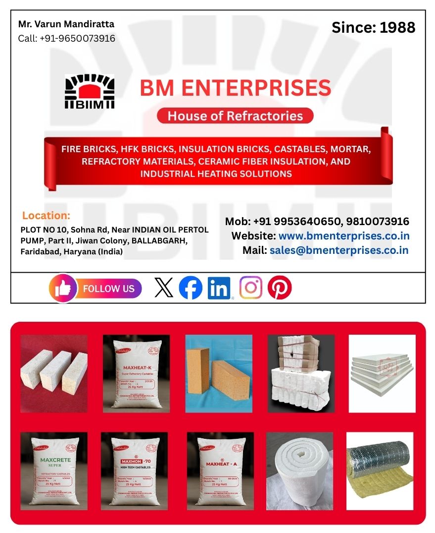 Best Refractory Manufacturer In Delhi Ncr Bm Enterprises 177339408510