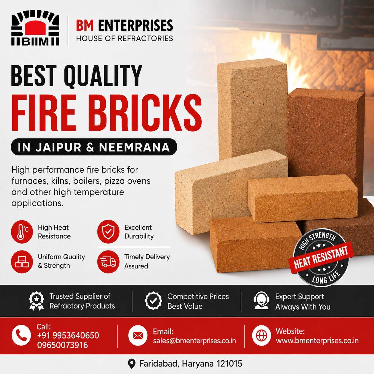 Best Supplier Of Fire Bricks In Jaipur And Neemrana 17875550343