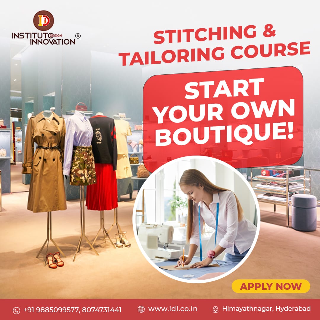 Best Tailoring Courses In Hyderabad 17623291563