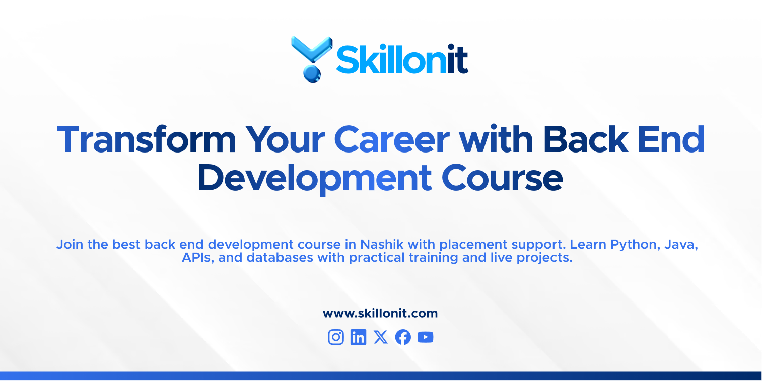 Best Training Institute For Back End Developers In Nashik 17740737448