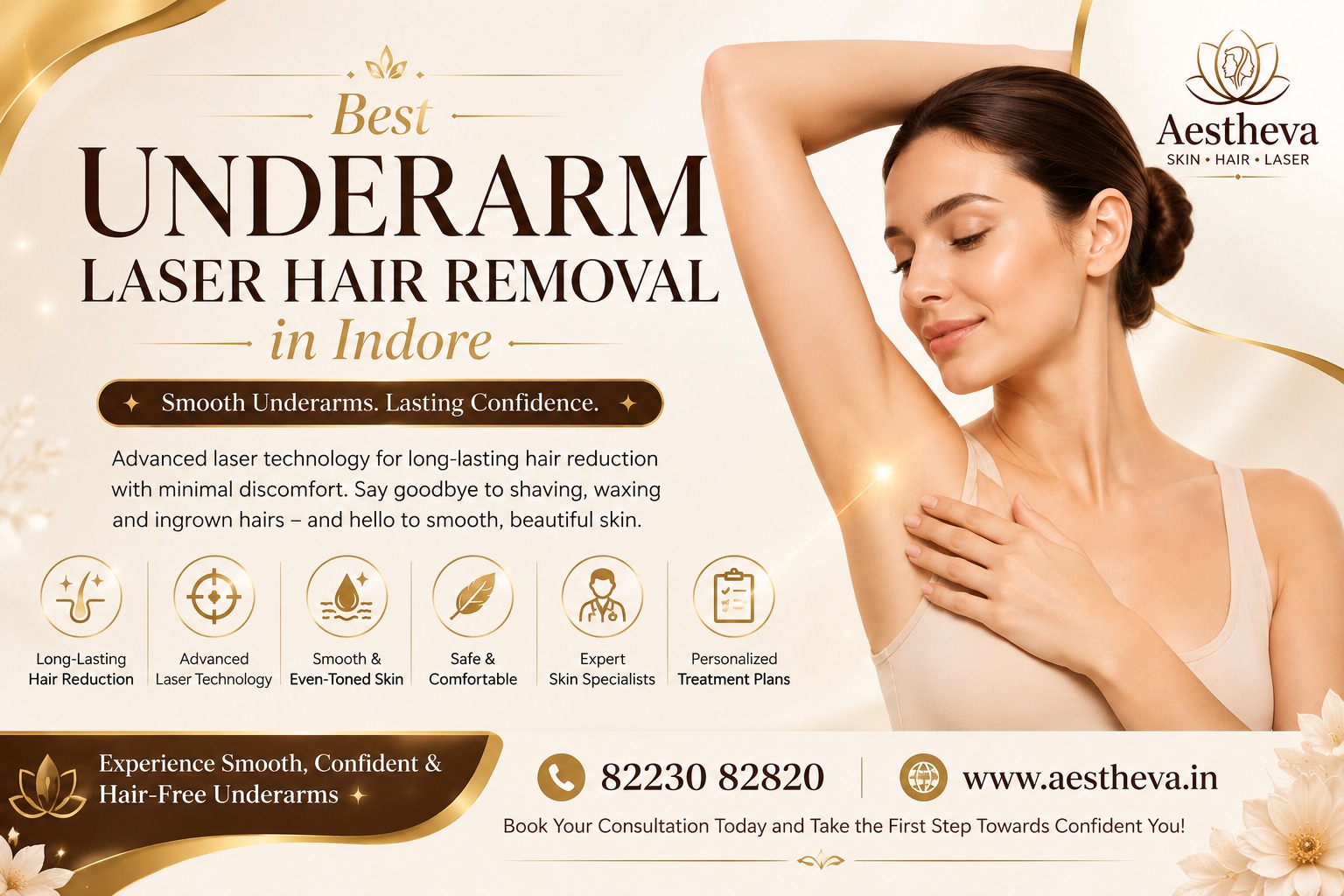 Best Underarm Laser Hair Removal In Indore 17811713305