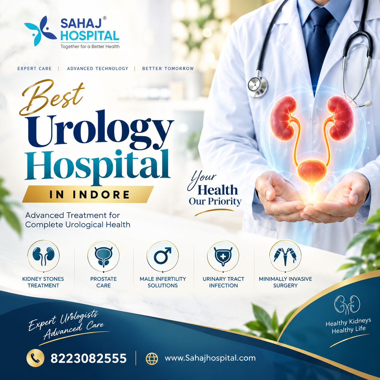 Best Urology Hospital In Indore   Sahaj Hospital 17927527968