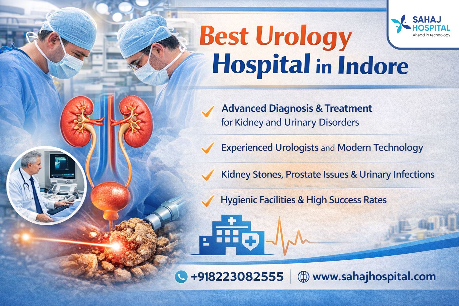 Best Urology Hospital In Indore Sahaj Hospital 17710619754