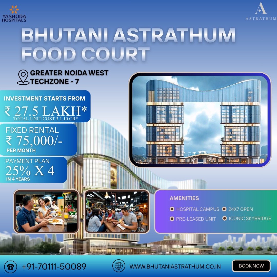 Bhutani Astrathum Greater Noida West Retail Shops And Food Court 17719306740