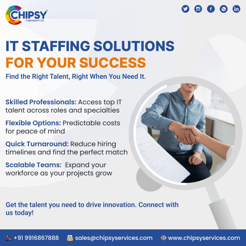 Boost Your Team With Expert It Talent Chipsy It Staffing Services 17380628498