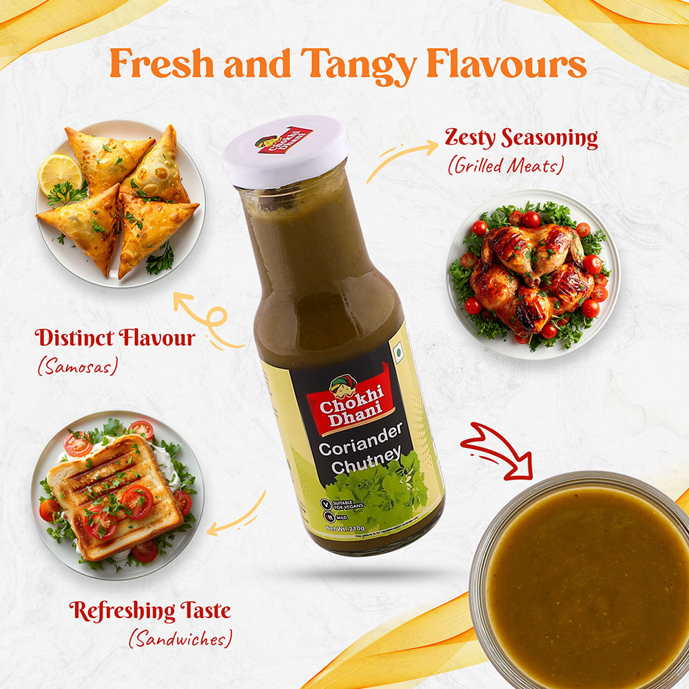 Buy Coriander Chutney Online At Chokhi Dhani Foods 177218403110