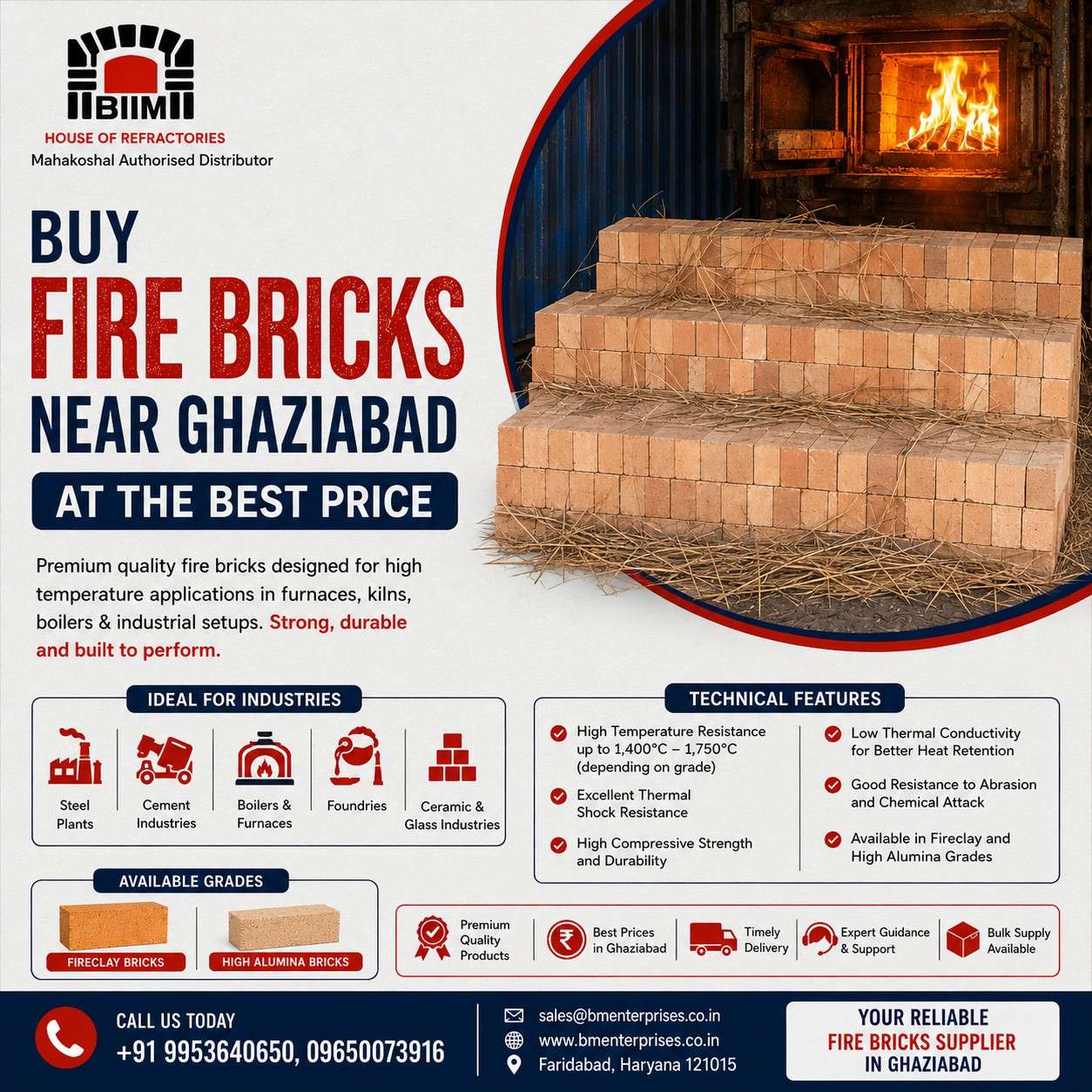 Buy Fire Bricks Near Ghaziabad At The Best Price 17853998248