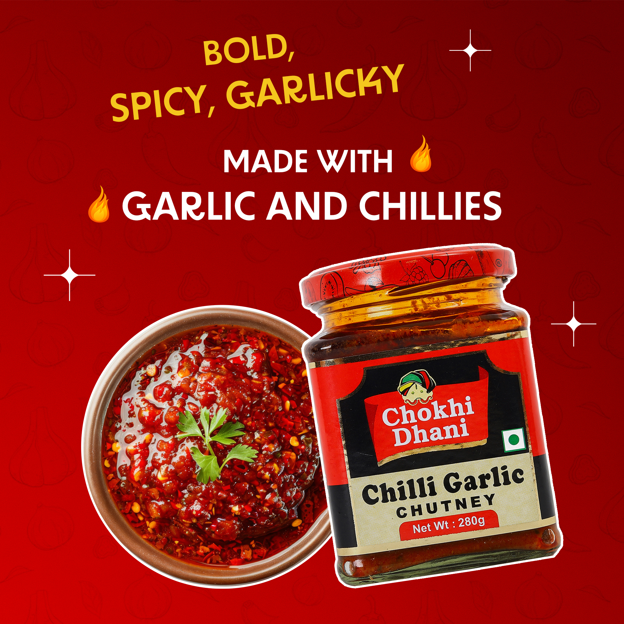 Buy Garlic Chutney Online At Chokhi Dhani Foods 17719288358