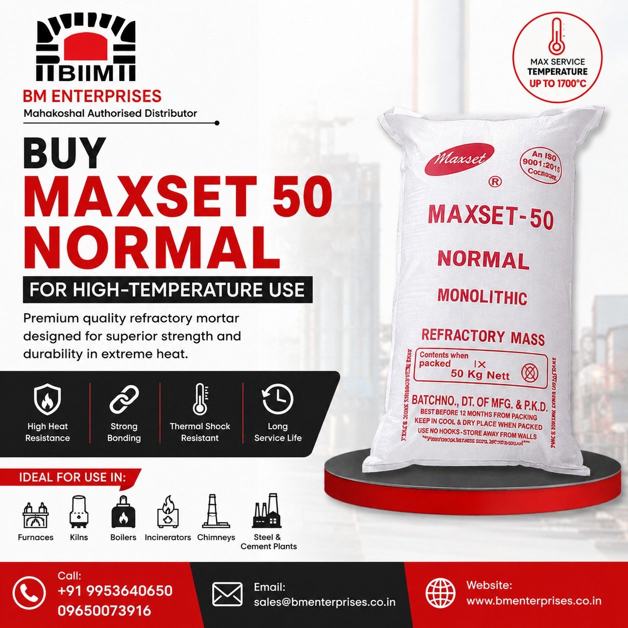 Buy Maxset Fifty Normal For High Temperature Use 17810834786