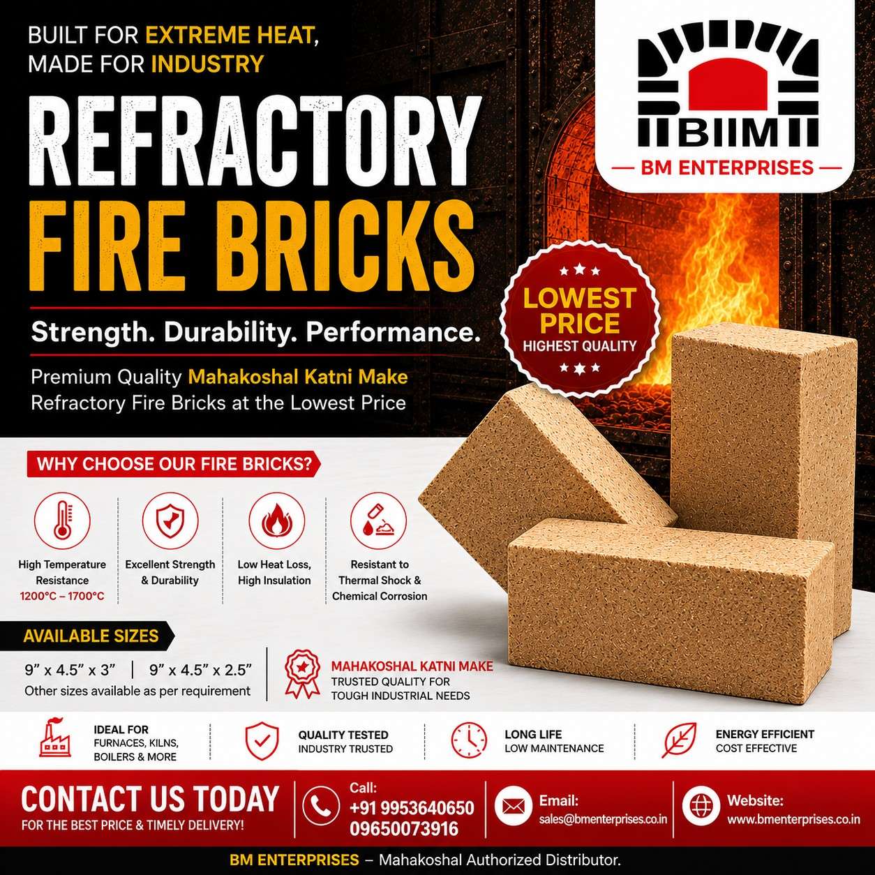 Buy Refractory Fire Bricks At The Lowest Price In India 177875345510