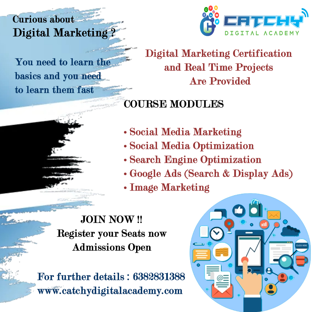 Catchy Digital Marketing Academy Course Coimbatore 17610639593