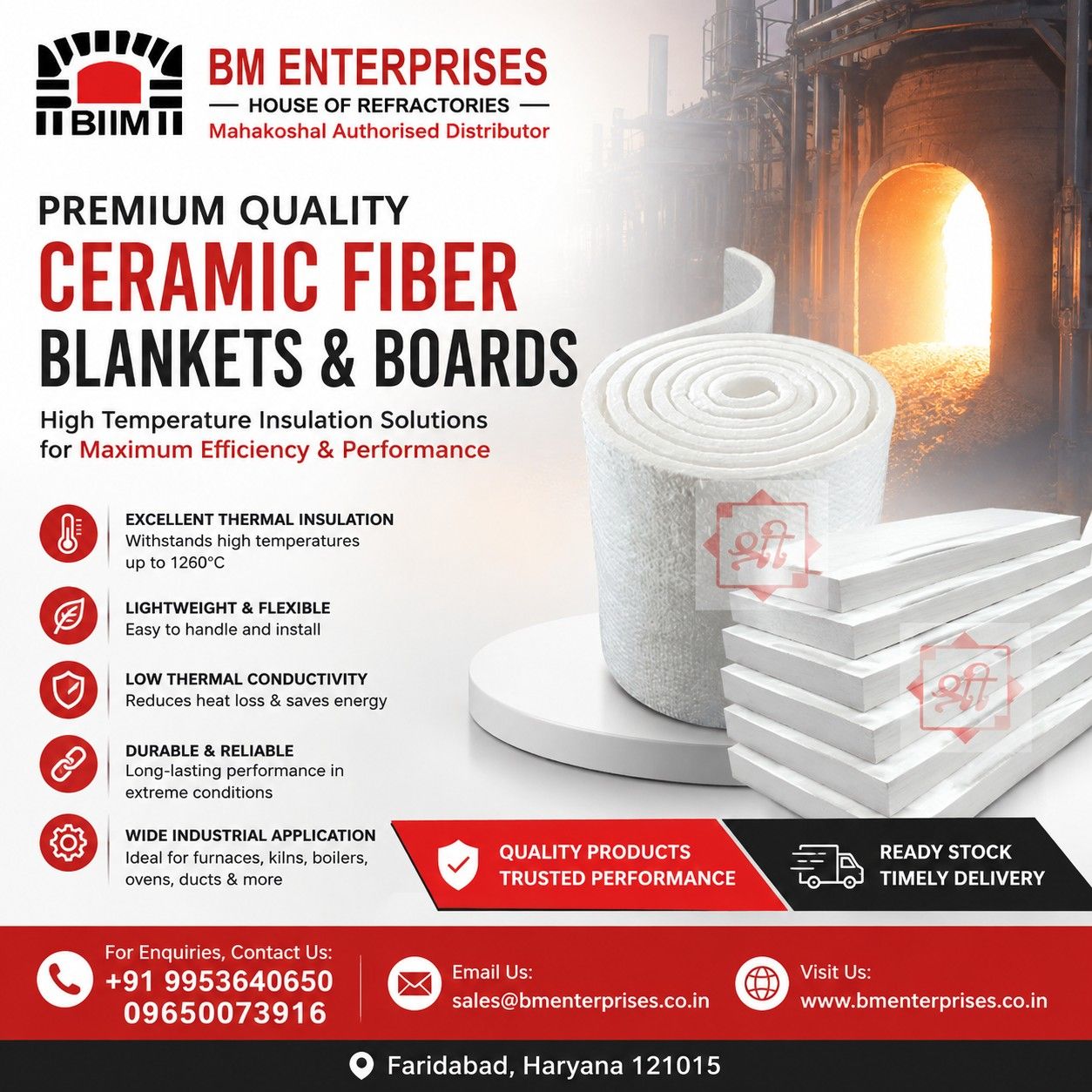 Choose Faridabad Based Manufacturer For Ceramic Fiber Blankets 178583011110