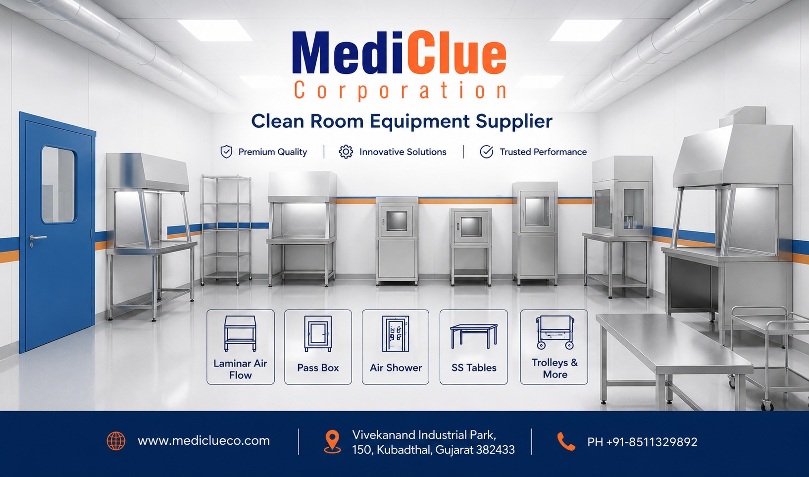 Clean Room Equipment Supplier Manufacturer   Mediclue 17811520219