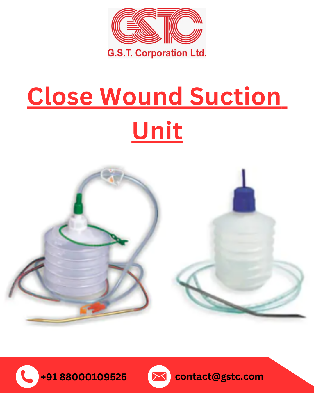 Close Wound Suction Unit Safe And Reliable 17518789019