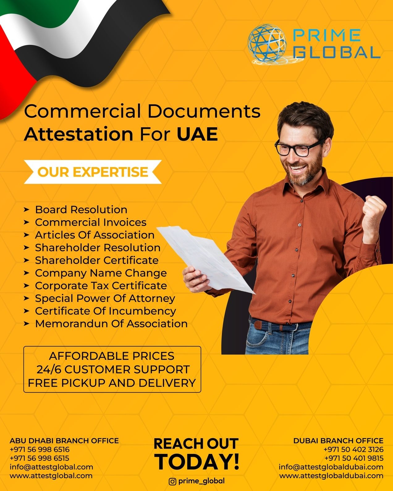 Commercial Documents Attestation Services For Uae 17478345461