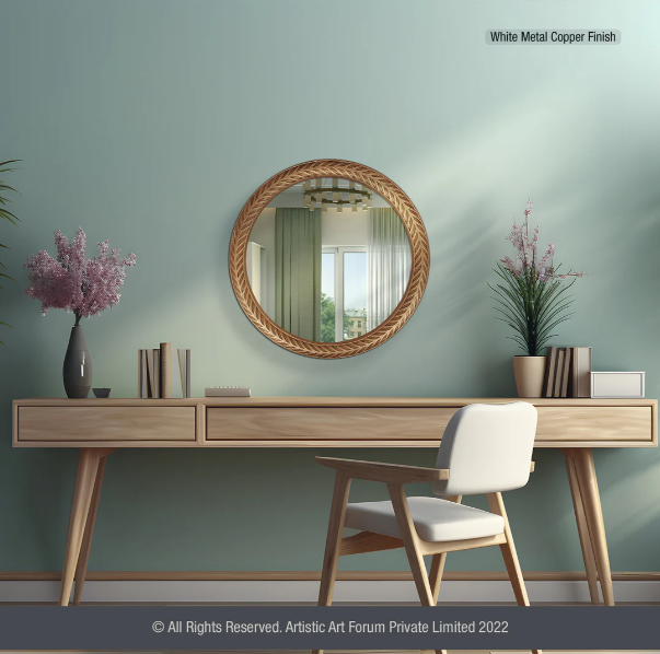 Decorative Large Round Mirror For Elegant Interiors 17736646744