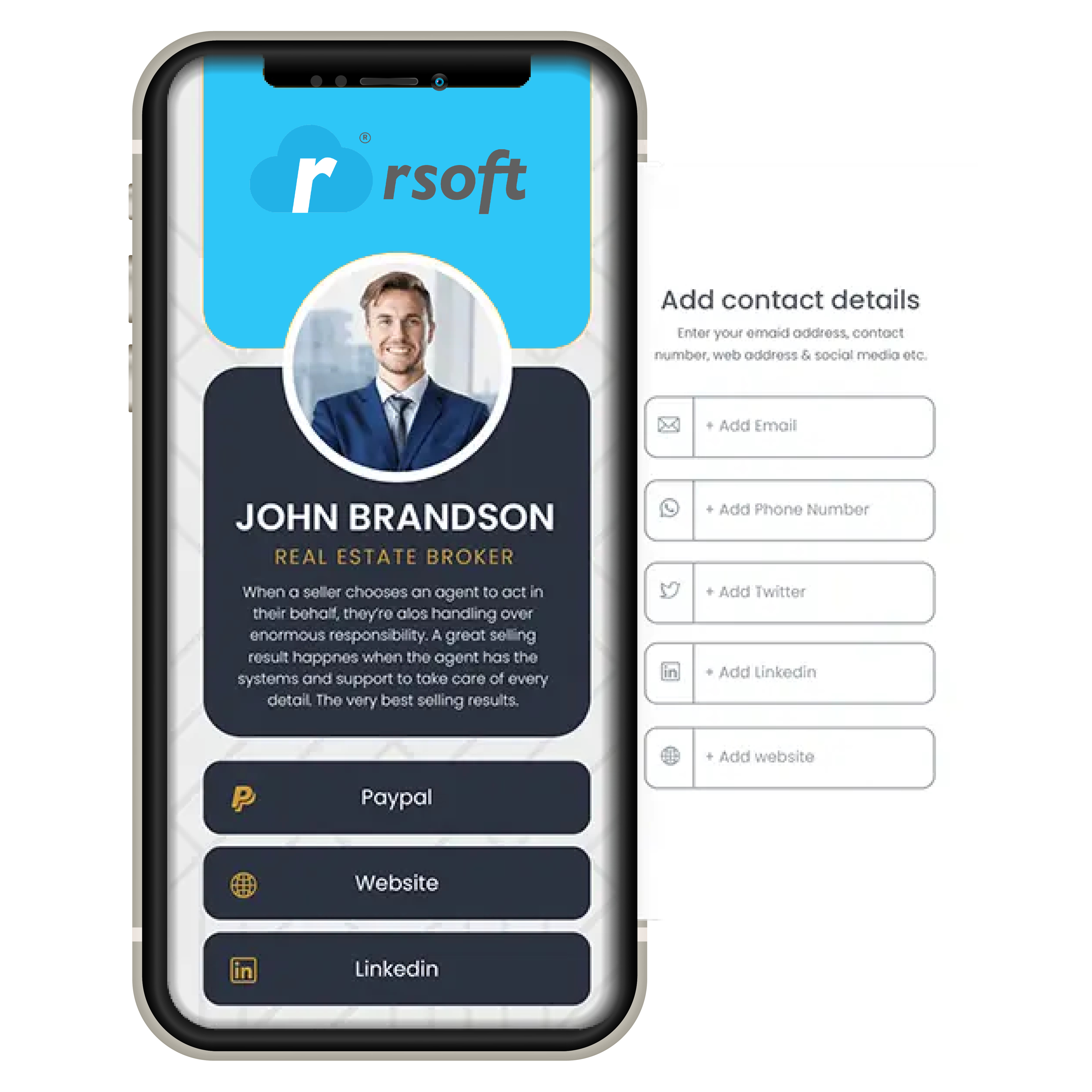 Digital Business Visiting Cards Create Customize Share With Rcards 17497256691