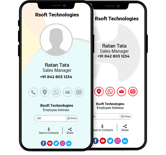 Digital Business Visiting Cards Create Customize Share With Rcards 17497256699