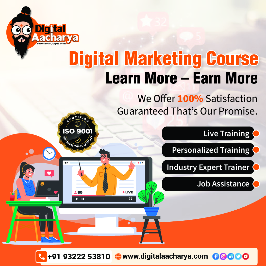 Digital Marketing Coaching With Digital Aacharya 16635827046